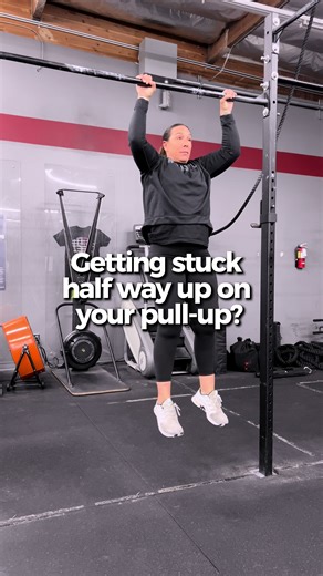 Stuck half way up on your pull-ups? Let’s get you to the TOP! Add these 3 exercises in 2-3 times a week for 4 weeks and get ready to have an ENTIRE pull-up 💪🏻 1️⃣ Band Resisted Seated Half Pull-Ups (trying to find names for these can be hard!) - these are AMAZING for helping you develop the power you need to keep pulling. Go heavy on the band (you want a lot of resistance). Start seated, with the barbell at about head height (you want your arms at a bend). Shoot for 2-3 rounds of 4-6 reps. 2️⃣