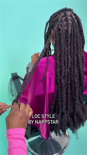 twist over locs #crochet