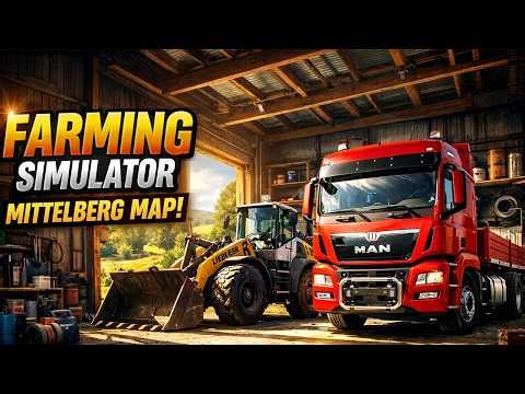 Farming Simulator Gameplay | Mittelberg Map Garage Setup!