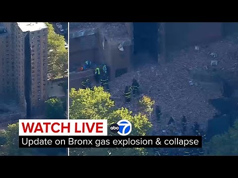 LIVE | Update on explosion and collapse at NYCHA building in Bronx, New York