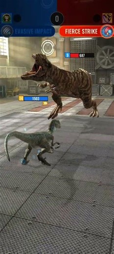 💙 Blue (Velociraptor) vs T-Rex Gen 2 — Loyalty vs Power