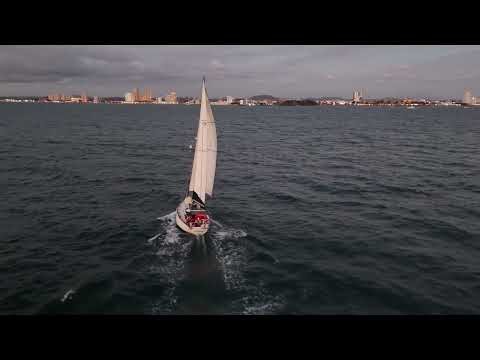 4k Sailing Footage; Arriving to Marina El Cid, Mazatlan | Sailing Avocet