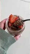 The best chocolate chia pudding recipe 🍫🤤 #shorts