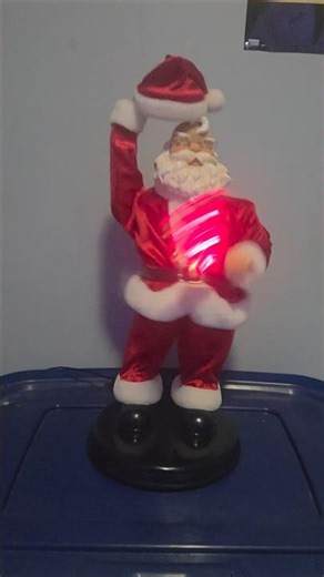 gemmy 2003 hats off to santa after repairs fully working