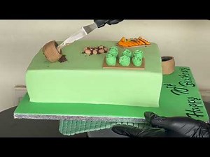 Decorate with me | Garden themed Cake