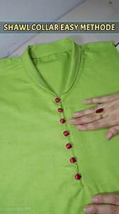 476K views · 5.1K reactions | Shawl Collar Cutting and Stitching! ✂️  #shawlcollar #neckdesign #cuttingandstitching #creativedesign #diyfashion | URDU GIRLS | Facebook