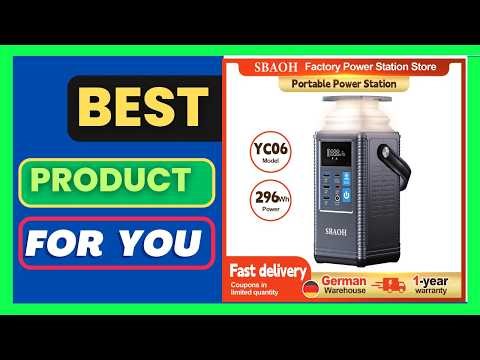 SBAOH PD100W Portable Power Station, Powerbank 80000mAh t