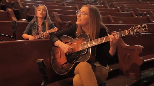 Happy Family Day! Here's one of our favourite performances— The Stella Sisters, Lennon and Maisy, cover Johnny Cash's 'Ring of Fire' at the Ryman Auditorium in Nashville, Tennessee. Check out more music videos at www.cbcmusic.ca/watch | CBC Music