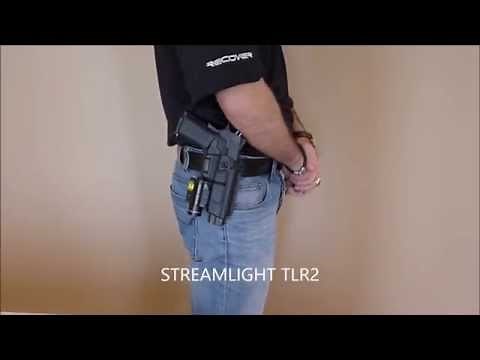ReCover Tactical HC11 Holster Draw with multiple acessories.