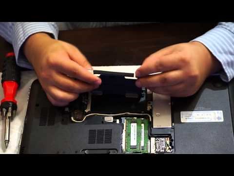 How to swap a hard drive in a Laptop
