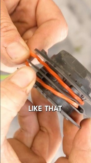 Restring an Electric Stihl String Trimmer Weed Eater #stihl #howto #diy
