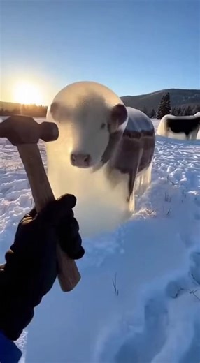 Frozen Cows Come Back to Life: A Hilarious Moment