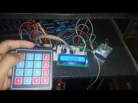 Stepper motor control using arduino with keypad lcd || variable speed || Full tutorial