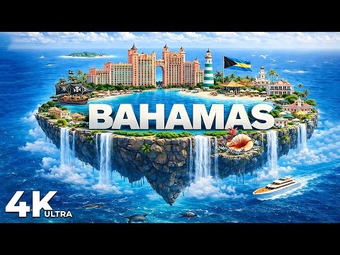 Bahamas 4K UHD 🚢 Crystal Clear Waters & Serene Beaches Aerial Views + Deep House & Tropical Mix