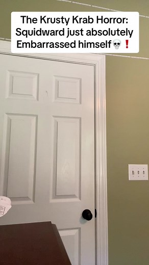 Squidward did this to himself lol!!! #funny #fyp #tal_on #spongebob #mrkrabs #squidward