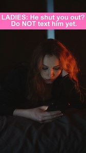 Silence is not the answer. 💔 When he shuts you out or pulls away, your instinct is to fix it. You want to call him, text him, or ask "What's wrong?" Don't. Chasing him when he is distant only makes you look desperate. It pushes him further away. But doing nothing (giving him space) can be just as dangerous—it lets the distance grow into a permanent breakup. You need a middle ground. You need to send a "Bridge Signal." This is a specific 12-word text message that triggers his biological Hero Ins