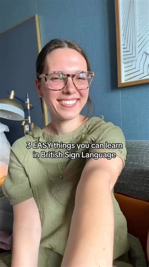 11K views · 328 reactions | three easy signs to learn in British sign language #bsl #britishsignlanguage #signlanguage #deaf #learn ￼ | Adeleonova | Facebook