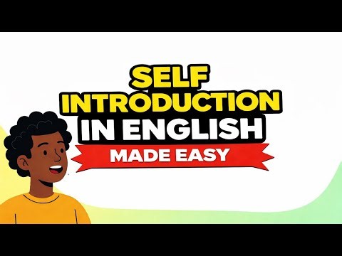 How to Introduce Yourself in English | Easy Self Introduction for Beginners