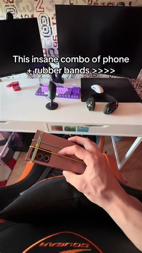Ultimate Phone Lifehack Using Rubber Bands