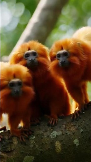 Mico-Leão-Dourado: Um Tesouro Brasileiro Ameaçado de Extinção 🐒🌳 #amazonia #naturezasurpreendente