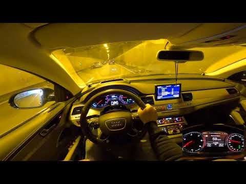 Audi A8 L 4.2 TDI Top Speed | Deutsche Autobahn POV (No Limit)
