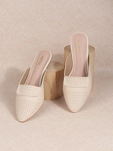 Buy Metro Pointed Toe Block Mules -  - Footwear for Women
