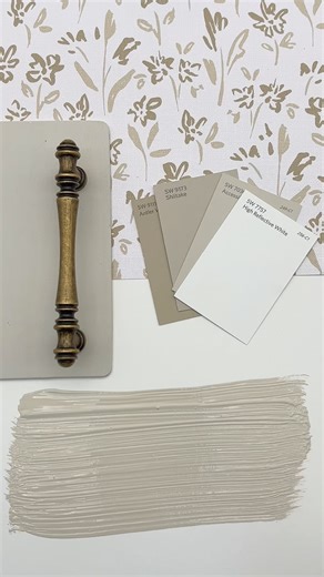 Sherwin Williams Accessible Beige is one of those go-to neutrals that feels welcoming without being boring. It pairs beautifully with warm whites, earthy greens, soft blues, and even deeper shades like Urbane Bronze or Iron Ore if you want some bold contrast. Accessible Beige is one of those shades that just works—classic, versatile, and perfect for creating a homey feel that still feels modern and fresh. Wallpaper Designer: @ashleighfishstudio ✨ Would you like a link to the wallpaper, swatches,