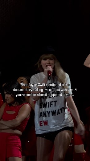 Bailey K (Taylor’s Version) on Instagram: "in that (very) brief moment, it was just us 😭🤍✨ and @janravnik 🫶🏼😜 @taylorswift #taylorswift #swiftie #thelifeofashowgirl #erastour #erastourdocumentary #erastourtaylorswift #tserastour #22 #22taylorswift"