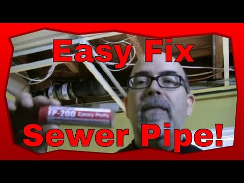 How To Patch A Sewer Drain Line Cap With Epoxy Putty, A Quick Plumbing Fix