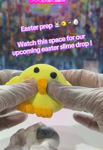 Eater BFFs slime duo dropping soon ! Are you Team bunny or team chick ? 🐰🐤🪺 Tag your slime BFF and let us know ! #slimemaniaau #slimeaustralia #slimetok #easter2025 #eastergift #easterbasket #easteraustralia