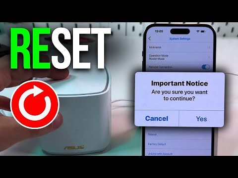 How to Factory Reset Your Asus ZenWiFi XD5 Router - Quick & Easy Guide