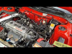 TOYOTA COROLLA 4AF CARB COLD ENGINE ONE(1) CLICK START