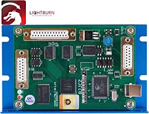 OMTech Fiber Laser Engraver Motherboard Upgrade, Replacement Control Board for Fiber Laser Engraving Marking Machines with Built in Remarking Function Laser Control & USB Cables, LightBurn Compatible