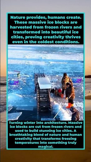 Turning Ice into Architectural Wonders | Daily Drift Media