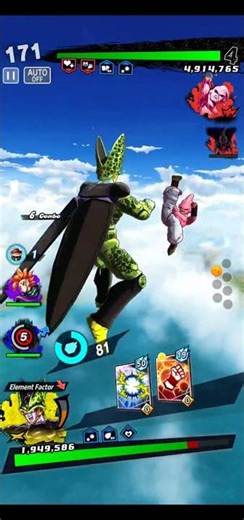 Goku Super Saiyan Blue Vs Evil Buu #dbl #dblegends #dragonballlegends