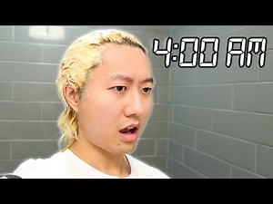 Bleaching my Hair for 24 HOURS (All Nighter)
