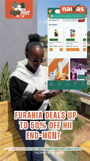 Imagine ni wewe tu hujashop from the Naivas App☺️ Furahia deals up to 50% off on groceries, personal care essentials, electronics, kitchenware and more hii end-month! Order online and enjoy free delivery : https://naivas.online/ #HomeofValue #HomeofVariety #HomeofDeals | Naivas Supermarket