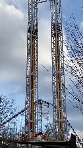Detonator Ride at Worlds of Fun - Censored for TikTok Guidelines