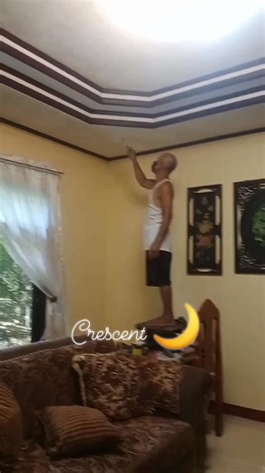 #repaintingceilingandgeneralcleaning #highlightseveryonefollowerseelsfypシ゚viralvideo | Cres Cent