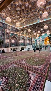 🇮🇶 The elegant architecture of the Abbas Shrine in the city of Karbala, Iraq.The shrine is a masterpiece of Islamic architecture, featuring intricate mirror work, grand golden domes, and magnificent minarets. It serves as the final resting place of Abbas ibn Ali, a highly revered figure known for his loyalty and bravery. The complex is not just a mosque but a vast spiritual center, providing a serene environment for prayer, reflection, and learning about Shia Islamic history and culture.