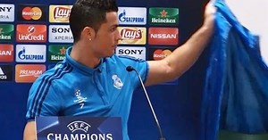 Watch Cristiano Ronaldo get angry when asked he isn't scoring away goals