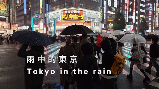 雨天的東京更符合想象中的样子｜Tokyo Vlog Part 2