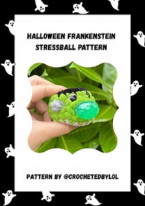 Crochet Frankenstein Stress Ball Pattern - Etsy
