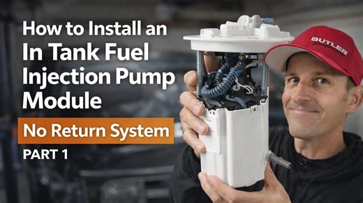How to install an in tank fuel injection pump module no return system part 1