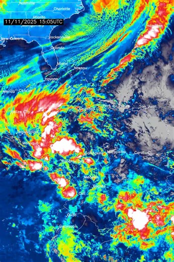 Caribe Clima de 24 horas | November 11, 2025 #shorts
