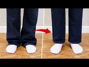 HOW TO SHORTEN JEANS in 5 Minutes and Keep the Original Hem