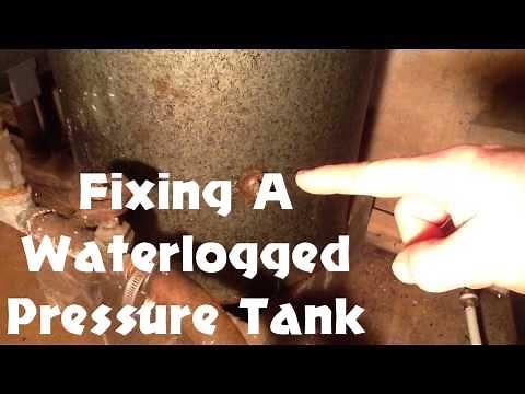 How To: Fix A Waterlogged Pressure Tank - for rural or off grid homes