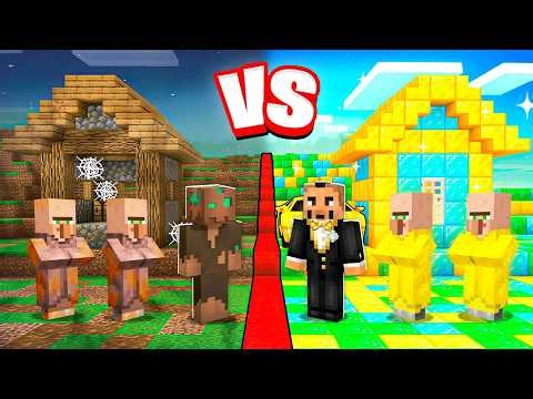 NOOB vs PRO: Batalla de ALDEAS en Minecraft!