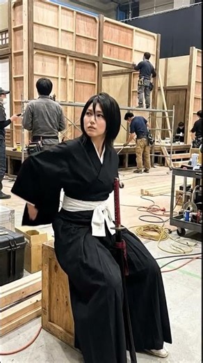 Bankai! The Art of Swordplay and Special Effects 🌊🔥 #behindthescenes #liveaction #viral #trending