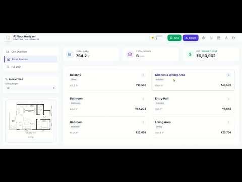 How to use AI Floor Analyzer | Construction Estimator